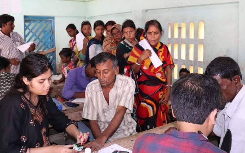 Health Camp in Sundarbans
